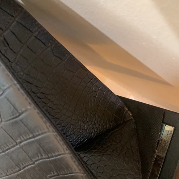 Kurt Geiger London Croc Embossed Leather Tote Bag - Picture 7 of 17